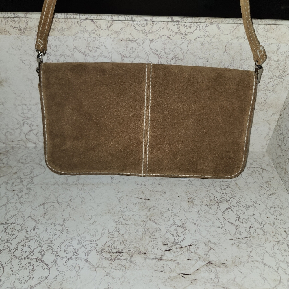 Pelle Studio By Wilsons Leather Suede Shoulder Bag - Picture 3 of 7